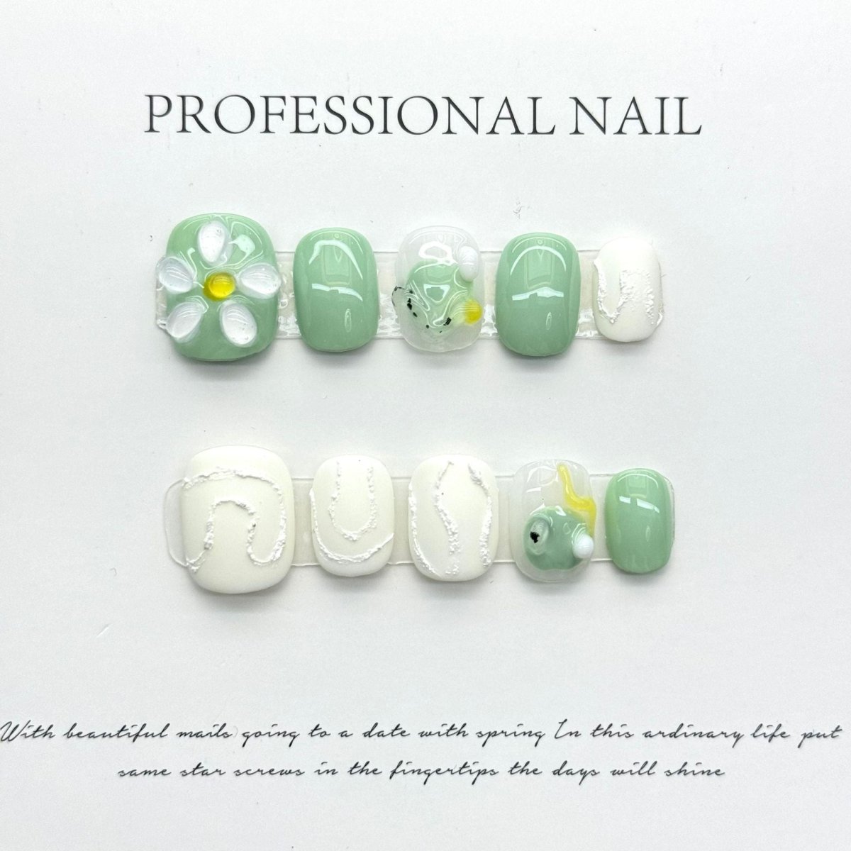 Sprout Green Press - On Nails - CELESTI NAILS