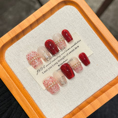 Three - dimensional small fragrance style - Press On Nails - CELESTI NAILS